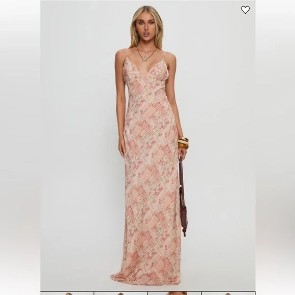 Princess Polly Magnolias Splice Maxi Dress Vintage - Picture 6 of 6